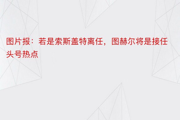 图片报：若是索斯盖特离任，图赫尔将是接任头号热点